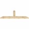 Ekena Millwork Portland Rough Sawn Timber Gable Bracket, Douglas Fir, 84"W x 31"H x 4"D x 6"F, 9/12 Pitch GBW084X31X0406POR00RDF - alternate 3